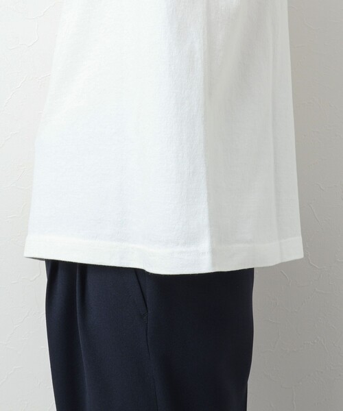 BARNS OUTFITTERS（バーンズアウトフィッターズ）の「【BARNS OUTFITTERS/バーンズアウトフィッターズ】別注 TUBE Tシャツ learn from yesterday（Tシャツ/カットソー・メンズ・ピンク/グレイッシュベージュ/ホワイト/チャコールグレー・M/S/L）」の8枚目の写真