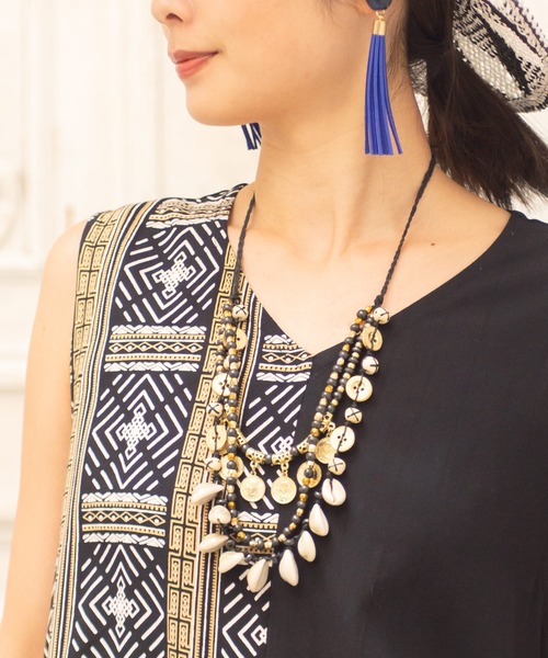 チャイハネ(チャイハネ)の「【チャイハネ】ボタシェルネックレス(ネックレス・レディース・その他・FREE)」の1枚目の写真