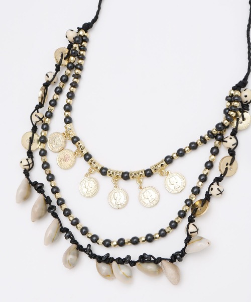 チャイハネ(チャイハネ)の「【チャイハネ】ボタシェルネックレス(ネックレス・レディース・その他・FREE)」の2枚目の写真