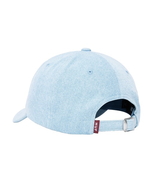 HUF（ハフ）の「ALL STAR 6 PANEL CV HAT / HUF ハフ キャップ 帽子（キャップ・メンズ・ブラック/アイボリー/ライトブルー・O/S）」の6枚目の写真