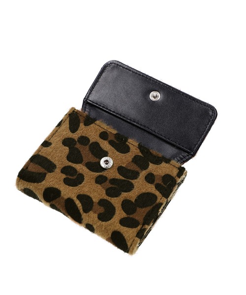 X-girl(エックスガール)の「ANIMAL PRINTED MINI WALLET(財布・レディース・ホワイト/ベージュ・ONE SIZE)」の6枚目の写真