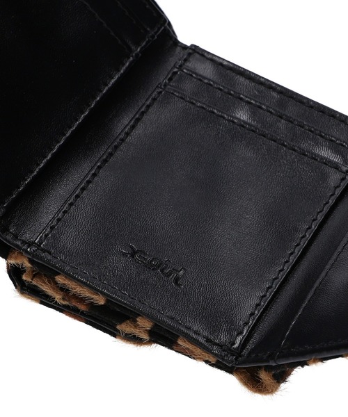 X-girl(エックスガール)の「ANIMAL PRINTED MINI WALLET(財布・レディース・ホワイト/ベージュ・ONE SIZE)」の8枚目の写真