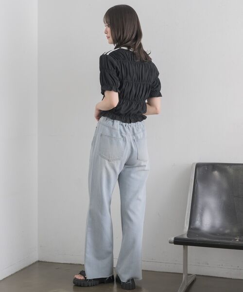 RETRO GIRL(レトロガール)の「アソートデニムPT(デニムパンツ・レディース・ケミカルウォッシュ/ダークブルー/ブルー系その他5/ブラック・FREE)」の8枚目の写真