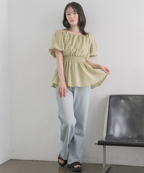 RETRO GIRL(レトロガール)の「アソートデニムPT(デニムパンツ・レディース・ケミカルウォッシュ/ダークブルー/ブルー系その他5/ブラック・FREE)」の9枚目の写真