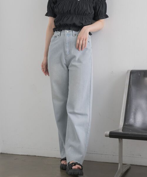 RETRO GIRL(レトロガール)の「アソートデニムPT(デニムパンツ・レディース・ケミカルウォッシュ/ダークブルー/ブルー系その他5/ブラック・FREE)」の10枚目の写真