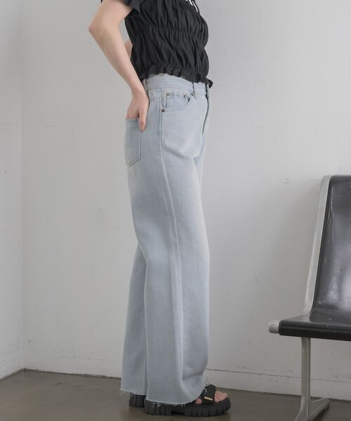 RETRO GIRL(レトロガール)の「アソートデニムPT(デニムパンツ・レディース・ケミカルウォッシュ/ダークブルー/ブルー系その他5/ブラック・FREE)」の11枚目の写真