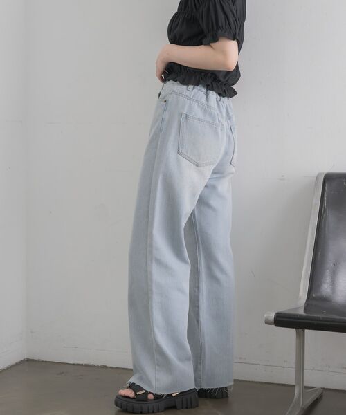 RETRO GIRL(レトロガール)の「アソートデニムPT(デニムパンツ・レディース・ケミカルウォッシュ/ダークブルー/ブルー系その他5/ブラック・FREE)」の12枚目の写真