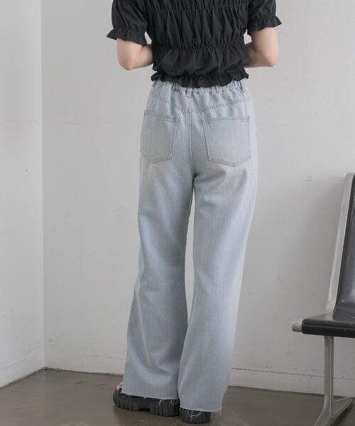 RETRO GIRL(レトロガール)の「アソートデニムPT(デニムパンツ・レディース・ケミカルウォッシュ/ダークブルー/ブルー系その他5/ブラック・FREE)」の13枚目の写真