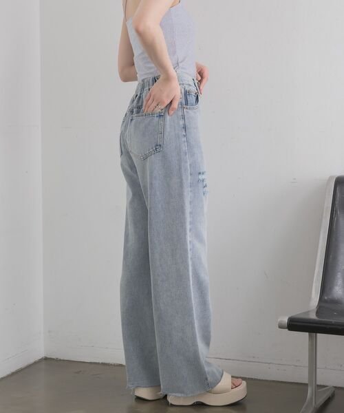 RETRO GIRL(レトロガール)の「アソートデニムPT(デニムパンツ・レディース・ケミカルウォッシュ/ダークブルー/ブルー系その他5/ブラック・FREE)」の20枚目の写真