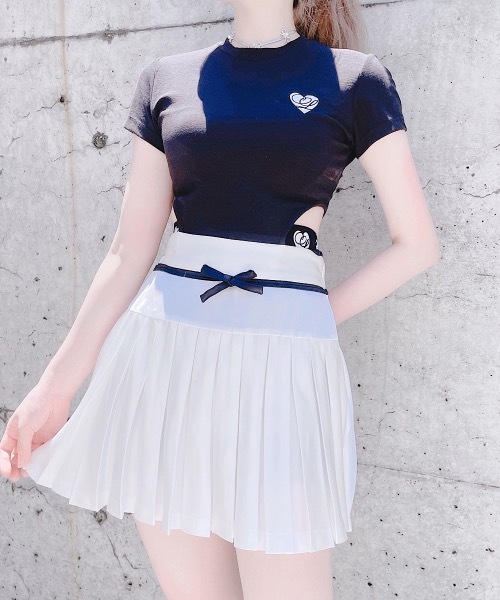 lilLilly（リルリリー）の「レオタードTシャツ（その他トップス