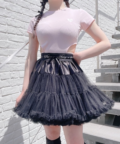 lilLilly（リルリリー）の「レオタードTシャツ（その他トップス