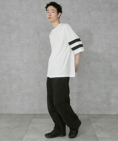 THE STANDARD（ザスタンダード）の「WEGO/フットボールTEE（Tシャツ/カットソー・メンズ・ホワイト/ダークグレー・MEDIUM/LARGE）」の17枚目の写真