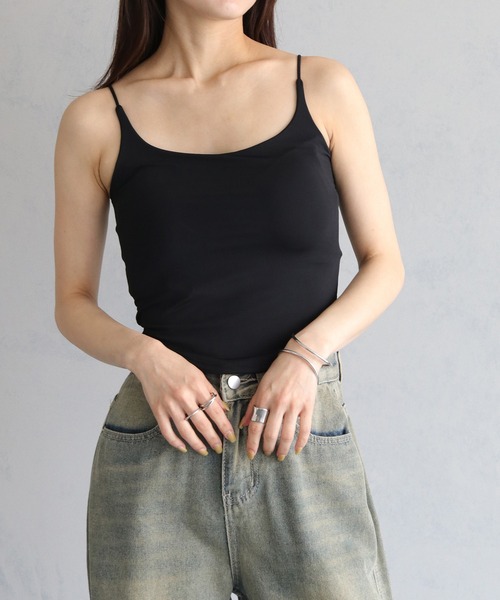 cheriella(シェリエラ)の「【cheriella】バックデザインストラップキャミソール BACK DESIGN STRAP CAMISOLE(キャミソール・レディース・オフホワイト/グレー/ブラック・FREE)」の14枚目の写真