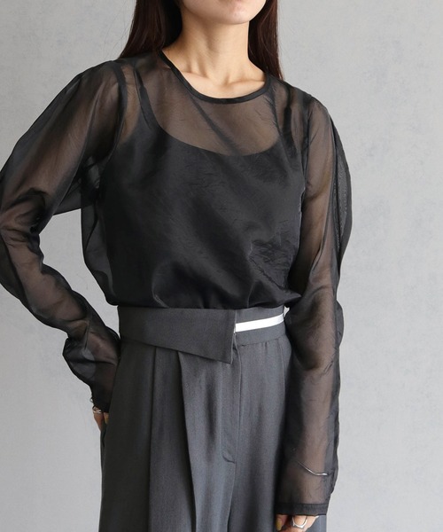 cheriella(シェリエラ)の「【cheriella】バックデザインストラップキャミソール BACK DESIGN STRAP CAMISOLE(キャミソール・レディース・オフホワイト/グレー/ブラック・FREE)」の16枚目の写真