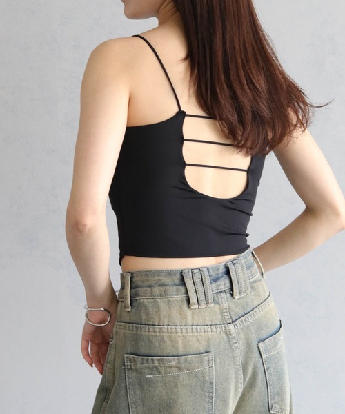cheriella(シェリエラ)の「【cheriella】バックデザインストラップキャミソール BACK DESIGN STRAP CAMISOLE(キャミソール・レディース・オフホワイト/グレー/ブラック・FREE)」の15枚目の写真