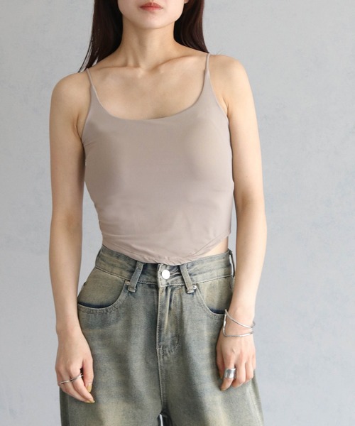 cheriella(シェリエラ)の「【cheriella】バックデザインストラップキャミソール BACK DESIGN STRAP CAMISOLE(キャミソール・レディース・オフホワイト/グレー/ブラック・FREE)」の22枚目の写真