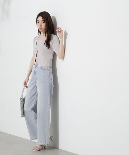 PROPORTION BODY DRESSING（プロポーションボディドレッシング）の「キャミアンサンブルニット / 1214270703（ニット/セーター・レディース・ネイビー/グリーン/グレー・FREE）」の6枚目の写真