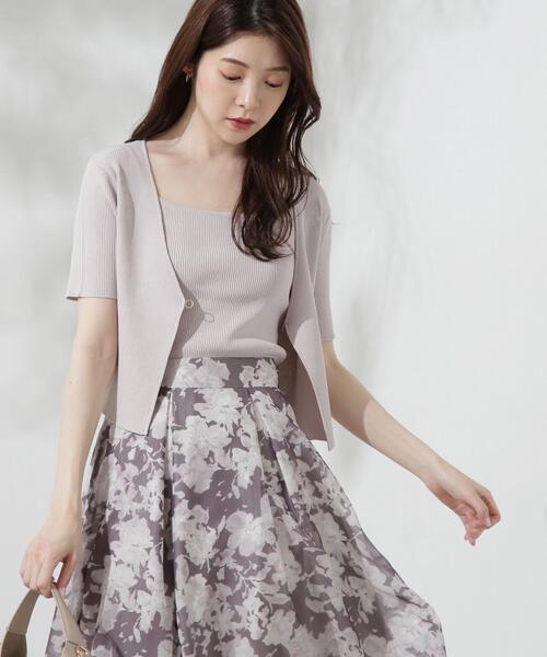 PROPORTION BODY DRESSING（プロポーションボディドレッシング）の「キャミアンサンブルニット / 1214270703（ニット/セーター・レディース・ネイビー/グリーン/グレー・FREE）」の7枚目の写真