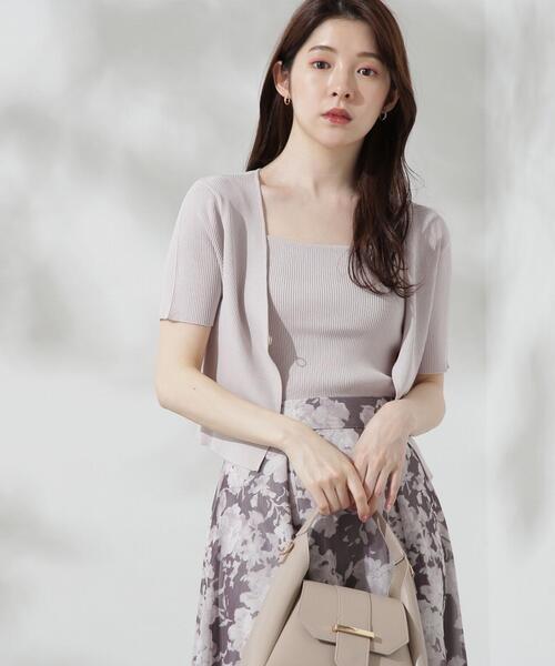 PROPORTION BODY DRESSING（プロポーションボディドレッシング）の「キャミアンサンブルニット / 1214270703（ニット/セーター・レディース・ネイビー/グリーン/グレー・FREE）」の9枚目の写真