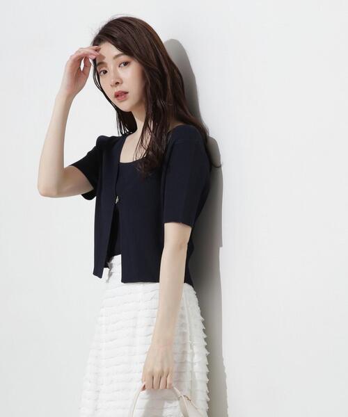 PROPORTION BODY DRESSING（プロポーションボディドレッシング）の「キャミアンサンブルニット / 1214270703（ニット/セーター・レディース・ネイビー/グリーン/グレー・FREE）」の15枚目の写真