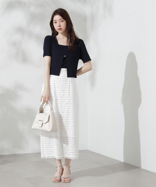 PROPORTION BODY DRESSING（プロポーションボディドレッシング）の「キャミアンサンブルニット / 1214270703（ニット/セーター・レディース・ネイビー/グリーン/グレー・FREE）」の18枚目の写真