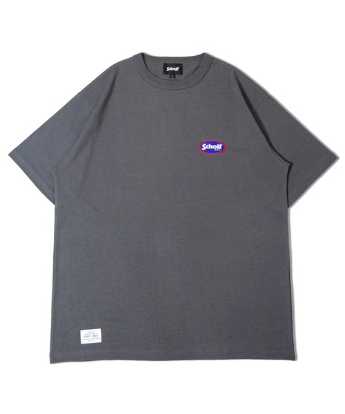 schott（ショット）の「SCHOTT-T-SHIRT PLUG ADVERTISING（Tシャツ/カットソー・メンズ・ホワイト/ブラック・M/L/XL）」の5枚目の写真