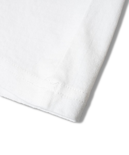 schott（ショット）の「SCHOTT-T-SHIRT PLUG ADVERTISING（Tシャツ/カットソー・メンズ・ホワイト/ブラック・M/L/XL）」の9枚目の写真