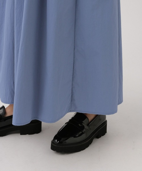 Elura(エルーラ)の「【梅雨対応】 撥水フレアスカート/127200(スカート・レディース・ネイビー/ライトブルー/オレンジ・FREE/FREE(S))」の16枚目の写真