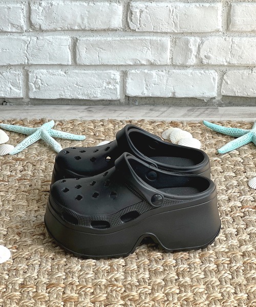 LUGG NAGG(ラグナグ)の「【厚底】ラバークロッグサンダル【ベルト稼働】(サンダル・レディース・ホワイト/ブラック/ベージュ・M/L)」の14枚目の写真