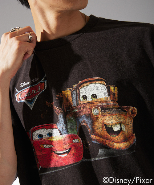 Disney（ディズニー）の「DISNEY / PIXAR 別注 プリントTシャツ（Tシャツ/カットソー・メンズ・ブラック系その他/ホワイト系その他/ブラック/ライトグレー/ホワイト・LARGE/MEDIUM）」の3枚目の写真