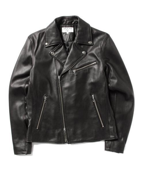 BEAMS（ビームス）の「◆BEAMS / ダブル ライダース ジャケット（ライダースジャケット・メンズ・ブラック/ブラウン・MEDIUM/SMALL/LARGE）」の7枚目の写真