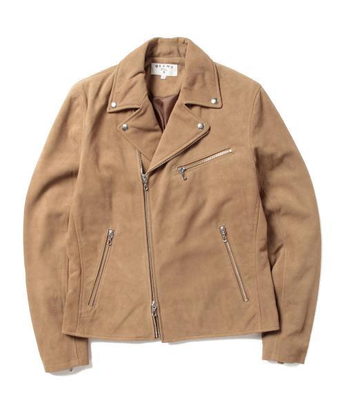 BEAMS（ビームス）の「◆BEAMS / ダブル ライダース ジャケット（ライダースジャケット・メンズ・ブラック/ブラウン・MEDIUM/SMALL/LARGE）」の8枚目の写真