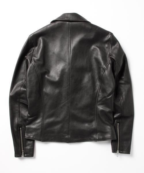 BEAMS（ビームス）の「◆BEAMS / ダブル ライダース ジャケット（ライダースジャケット・メンズ・ブラック/ブラウン・MEDIUM/SMALL/LARGE）」の12枚目の写真