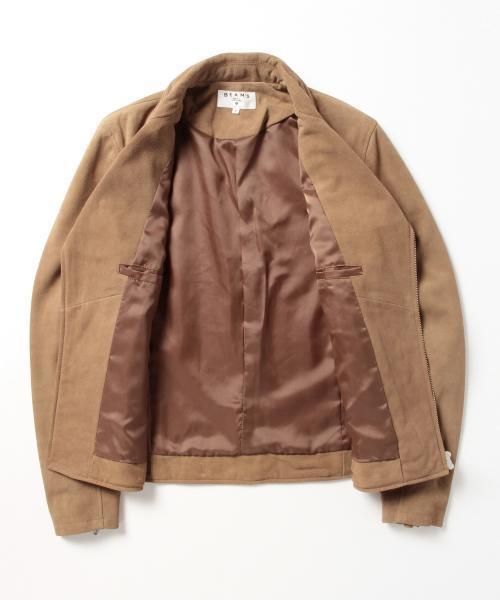 BEAMS（ビームス）の「◆BEAMS / ダブル ライダース ジャケット（ライダースジャケット・メンズ・ブラック/ブラウン・MEDIUM/SMALL/LARGE）」の5枚目の写真