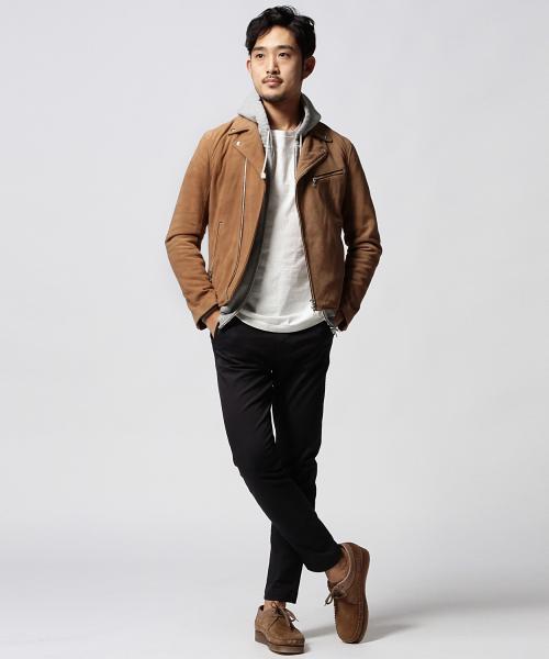 BEAMS（ビームス）の「◆BEAMS / ダブル ライダース ジャケット（ライダースジャケット・メンズ・ブラック/ブラウン・MEDIUM/SMALL/LARGE）」の14枚目の写真