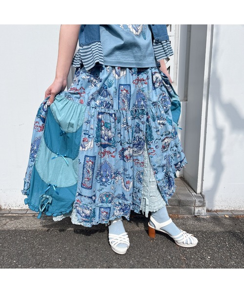 ワンダー・ザ・シープリントスカート（スカート）｜PINK HOUSE（ピンク  