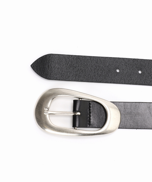 LEFIJE（レフィエ）の「【LEFIJE/レフィエ】 COWレザーベルト（ベルト・レディース・ブラック・80）」の3枚目の写真