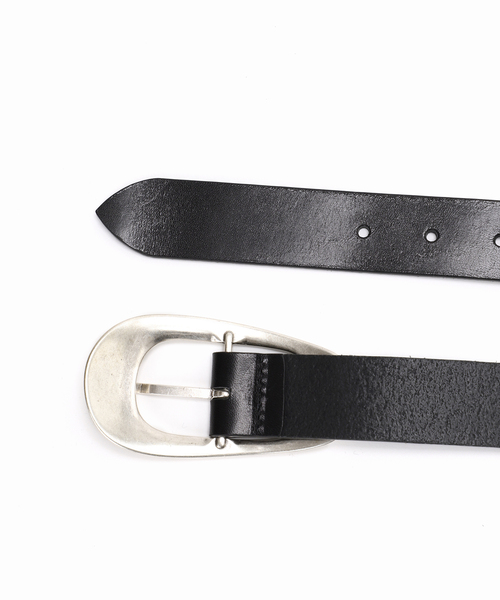 LEFIJE ブラック Cowベルト 楽天市場】LEFIJE レフィエ カウレザー バックル ベルト “Cow