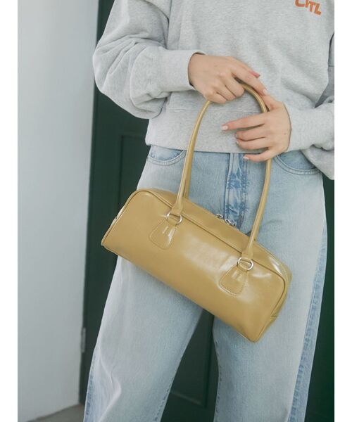 Ungrid（アングリッド）の「スクエアハンドバッグ（ハンドバッグ・レディース・ブラック/レッド/ベージュ・FREE）」の2枚目の写真