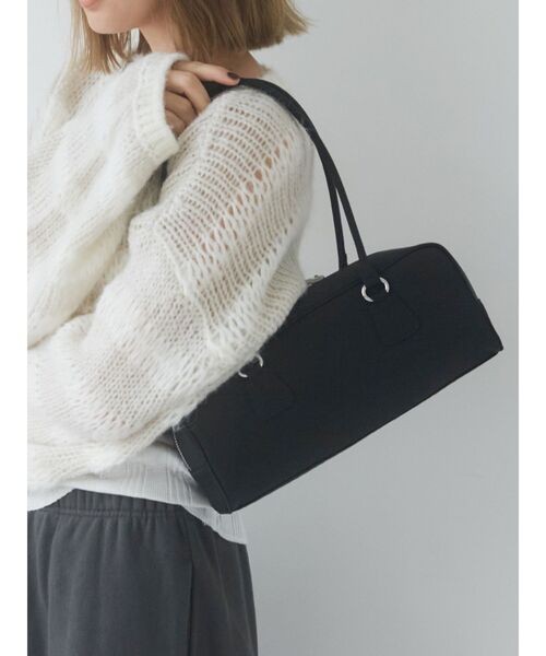 Ungrid（アングリッド）の「スクエアハンドバッグ（ハンドバッグ・レディース・ブラック/レッド/ベージュ・FREE）」の4枚目の写真