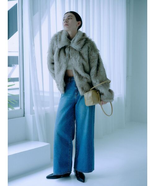 Ungrid（アングリッド）の「スクエアハンドバッグ（ハンドバッグ・レディース・ブラック/レッド/ベージュ・FREE）」の5枚目の写真