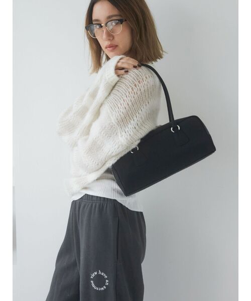 Ungrid（アングリッド）の「スクエアハンドバッグ（ハンドバッグ・レディース・ブラック/レッド/ベージュ・FREE）」の8枚目の写真