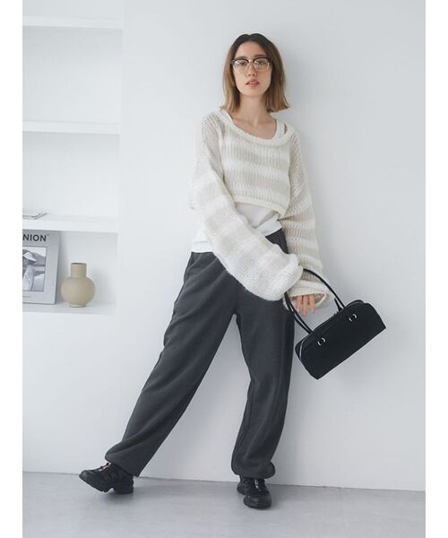 Ungrid（アングリッド）の「スクエアハンドバッグ（ハンドバッグ・レディース・ブラック/レッド/ベージュ・FREE）」の9枚目の写真