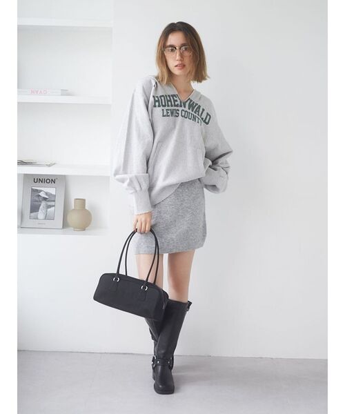 Ungrid（アングリッド）の「スクエアハンドバッグ（ハンドバッグ・レディース・ブラック/レッド/ベージュ・FREE）」の10枚目の写真