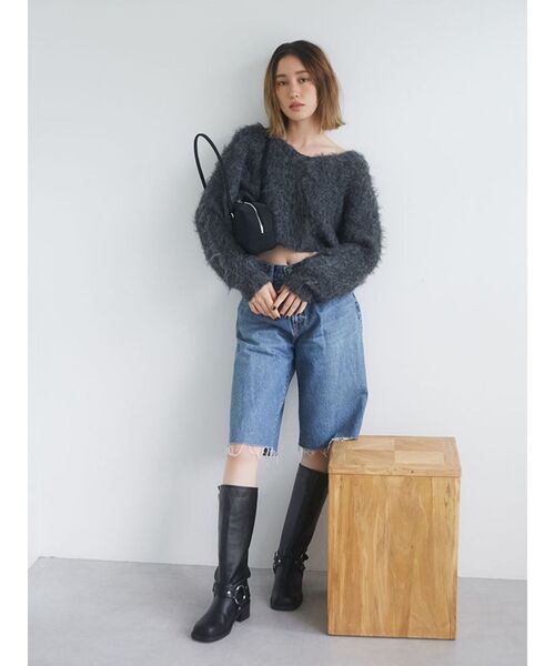 Ungrid（アングリッド）の「スクエアハンドバッグ（ハンドバッグ・レディース・ブラック/レッド/ベージュ・FREE）」の11枚目の写真