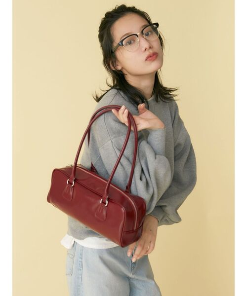 Ungrid（アングリッド）の「スクエアハンドバッグ（ハンドバッグ・レディース・ブラック/レッド/ベージュ・FREE）」の21枚目の写真