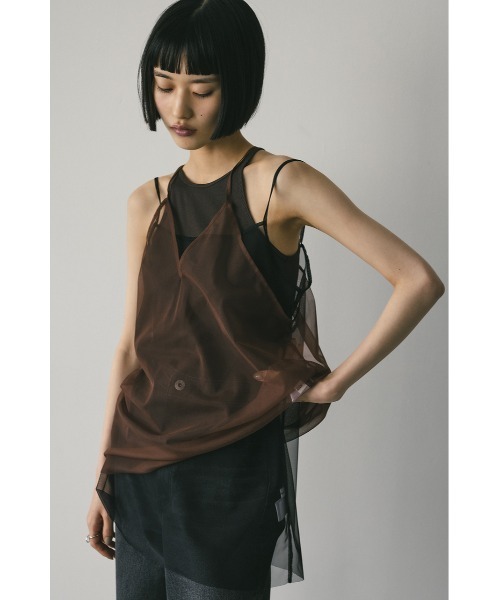 8/10までの販売！ 2ピースシアーレイヤードキャミ  stylemixer 2ピースシアーレイヤードキャミ（キャミソール）｜STYLEMIXER