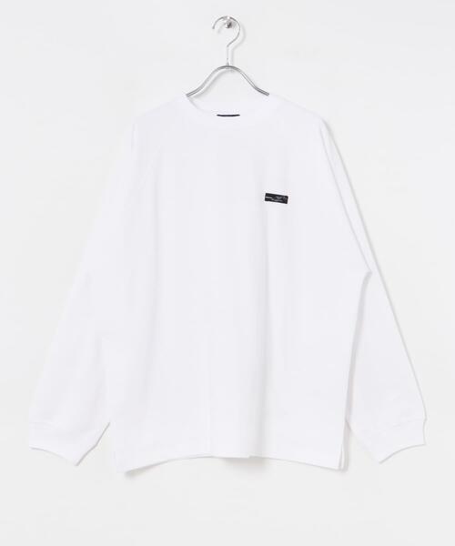 ITEMS URBANRESEARCH（アイテムズ アーバンリサーチ）の「天竺 ワンポイント ロングスリーブTシャツ（Tシャツ/カットソー・メンズ・ベージュ/その他1/ホワイト/ブルー/ブラック・MEDIUM/LARGE）」の6枚目の写真