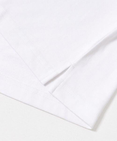 ITEMS URBANRESEARCH（アイテムズ アーバンリサーチ）の「天竺 ワンポイント ロングスリーブTシャツ（Tシャツ/カットソー・メンズ・ベージュ/その他1/ホワイト/ブルー/ブラック・MEDIUM/LARGE）」の7枚目の写真