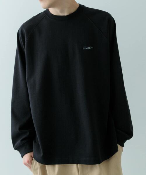 ITEMS URBANRESEARCH（アイテムズ アーバンリサーチ）の「天竺 ワンポイント ロングスリーブTシャツ（Tシャツ/カットソー・メンズ・ベージュ/その他1/ホワイト/ブルー/ブラック・MEDIUM/LARGE）」の10枚目の写真